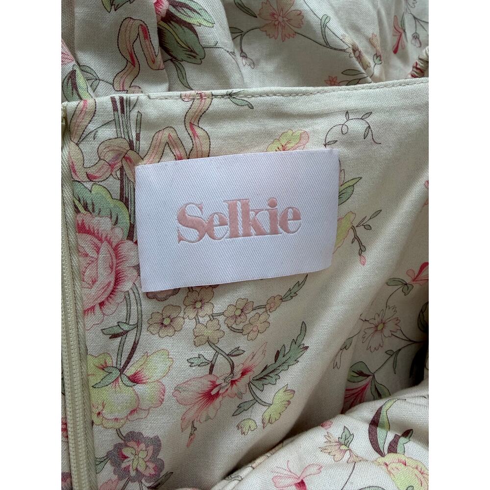 Selkie Renaissance Gown Maxi Dress XL Floral Print - Picture 6 of 10